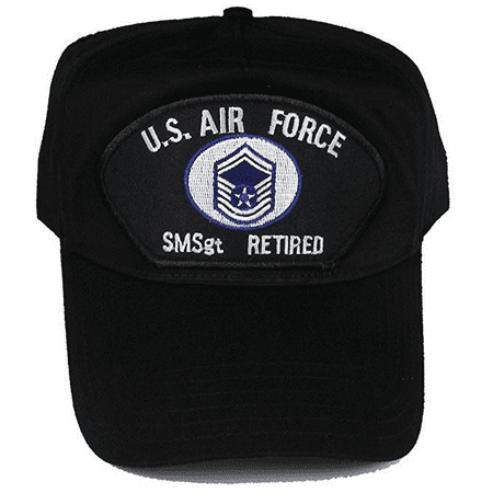 - USAF AIR FORCE SENIOR MASTER SERGEANT SMSgt RETIRED INSIGNIA HAT CAP SERVICE VET