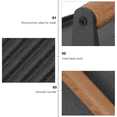 thumbnail image 5 of HAMPPLIES Meat Press Mold Burger Meat Maker Bamboo Square Grooves Design 1Set for Barbecue, 5 of 5