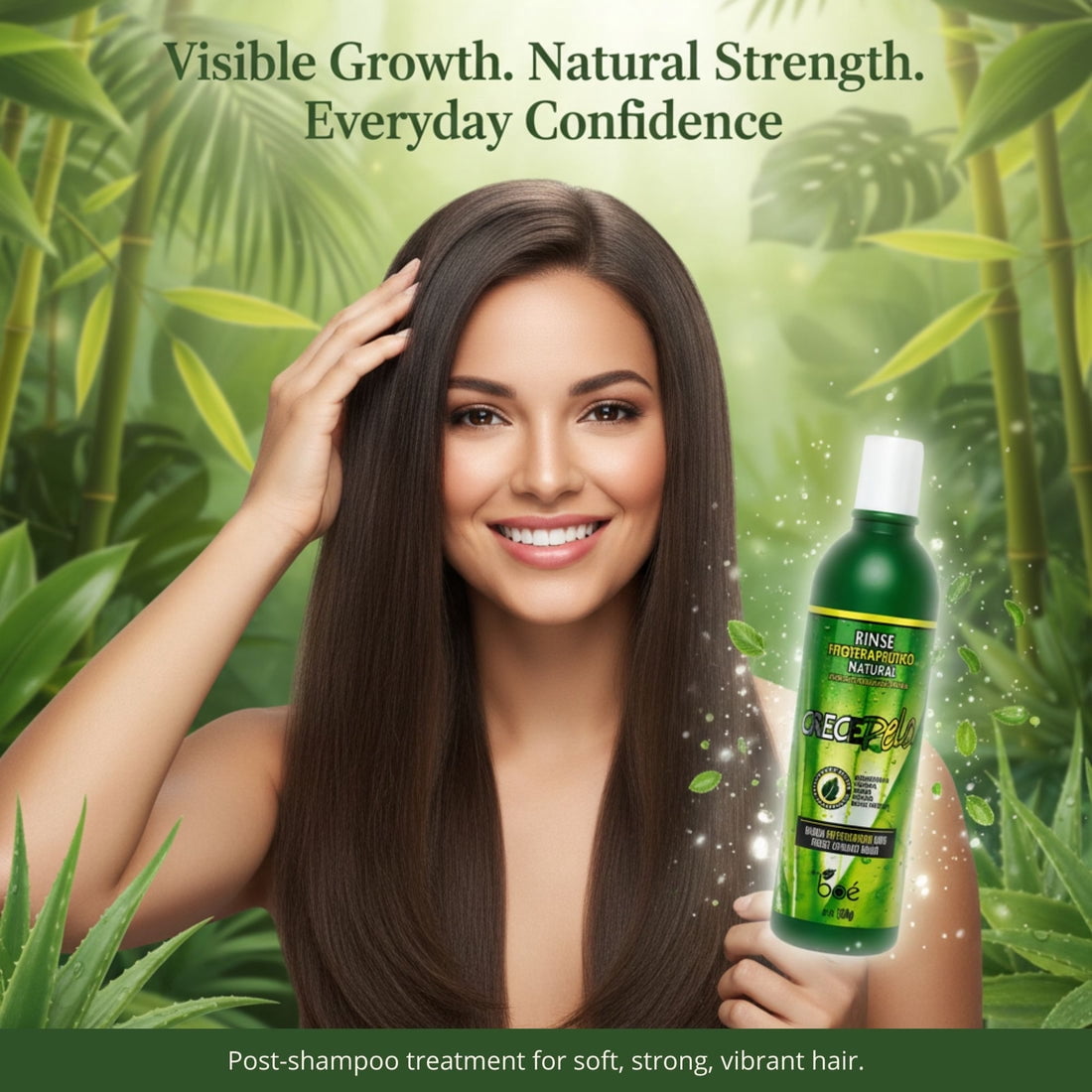(2 pack) Crece Pelo Natural Phitoterapeutic Conditioner/Rinse, 12.5 oz