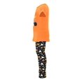 thumbnail image 3 of Girls 2 Piece Something Wicked Comes Halloween Outfit (3Y, Orange), 3 of 5