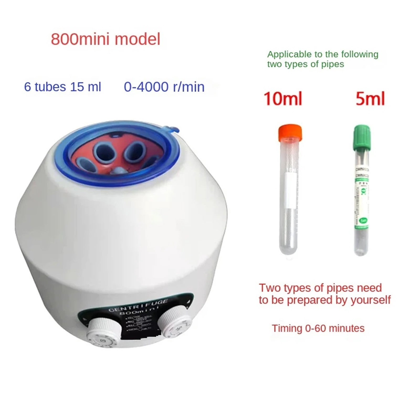 800MINI Electric Centrifuge Laboratory Prp Centrifuge Machine ,High Lab Quality Material