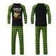 thumbnail image 4 of Conjuntos de pijamas navideños familiares a juego Grinch 2024, pijama de Grinch con parte superior y pantalones de pijama a cuadros, pijama de Grinch para niños y adultos para la familia, Hombres S, 4 of 4