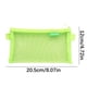 thumbnail image 2 of Estuche de malla transparente - 9 opciones de color, bolsa organizadora de nylon para bolígrafos y suministros, 8,3" x 4,7", 2 of 2