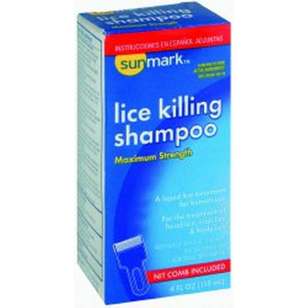 Lice Shampoo sunmark 4 oz. Bottle