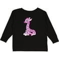 thumbnail image 3 of Inktastic Girl Giraffe Boys or Girls Long Sleeve Toddler T-Shirt, 3 of 5