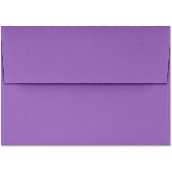 LUXPaper 4Bar A1 Invitation Envelopes, Peel & Press, 3 5/8 x 5 1/8, Grape Purple, 70lb, 1,000 Pack