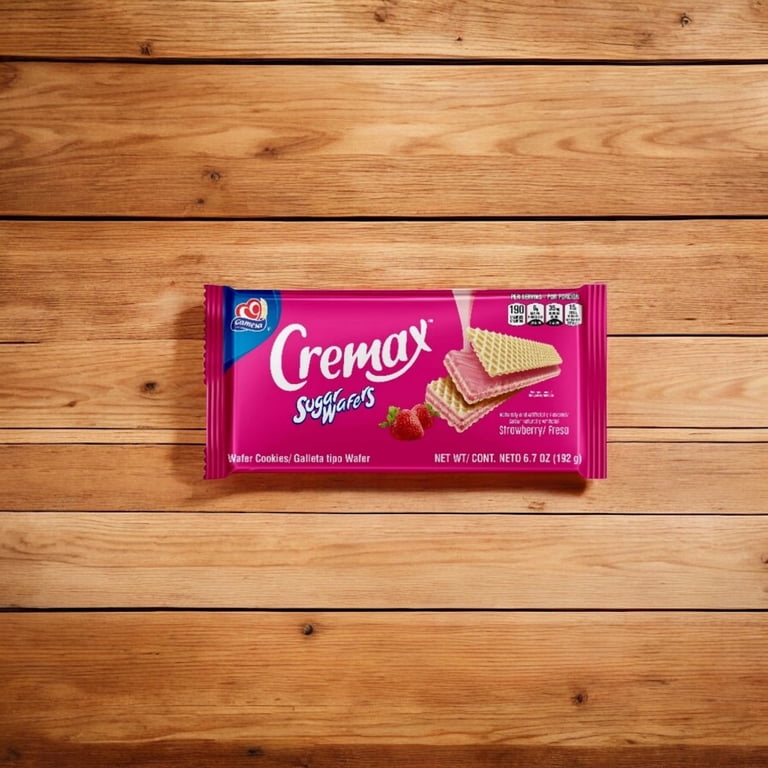 Gamesa Cremax Strawberry Wafer Cookies, 5.7 oz, Pack of 1