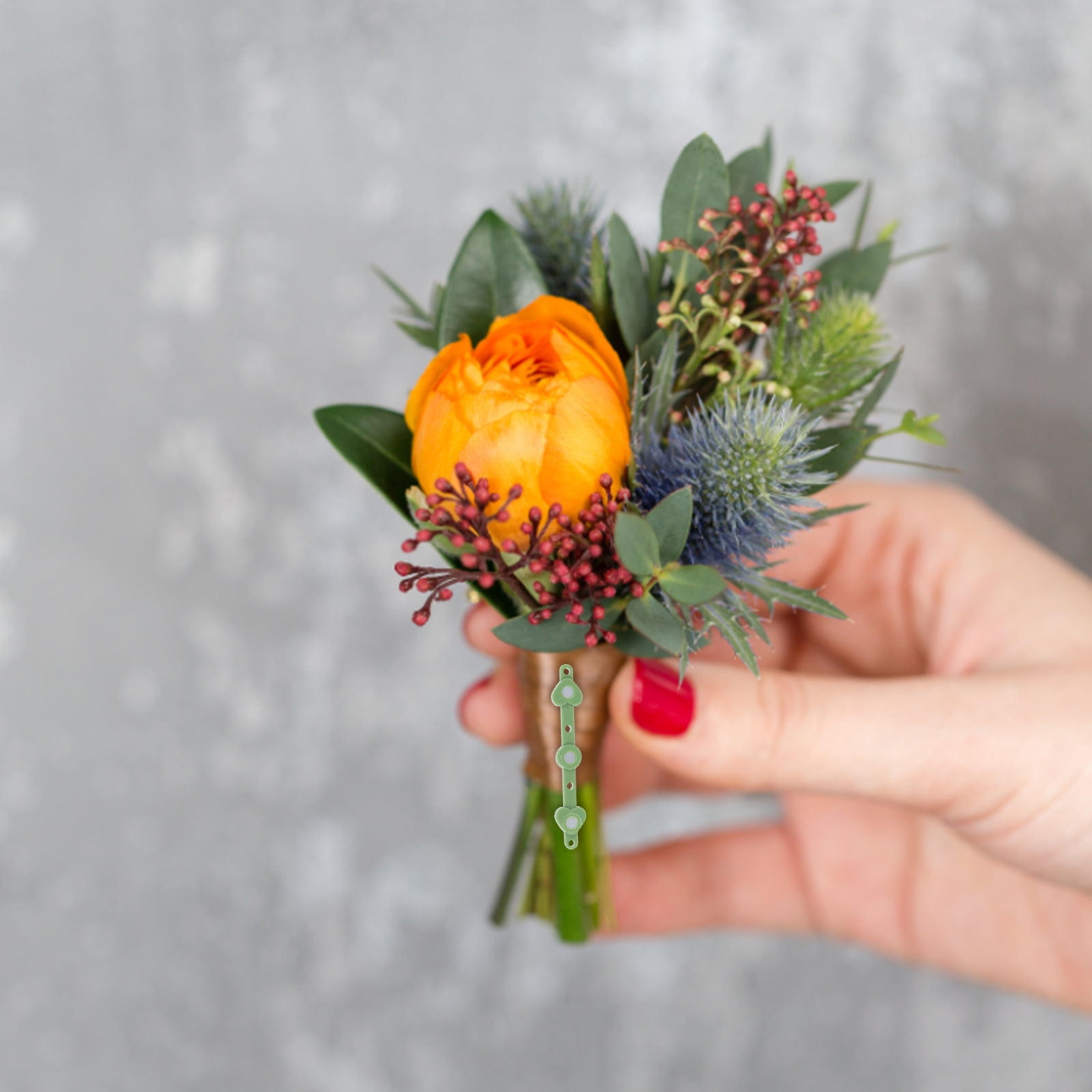 Geometric Wedding Boutonniere Flowers Magnet for Sale by carabara