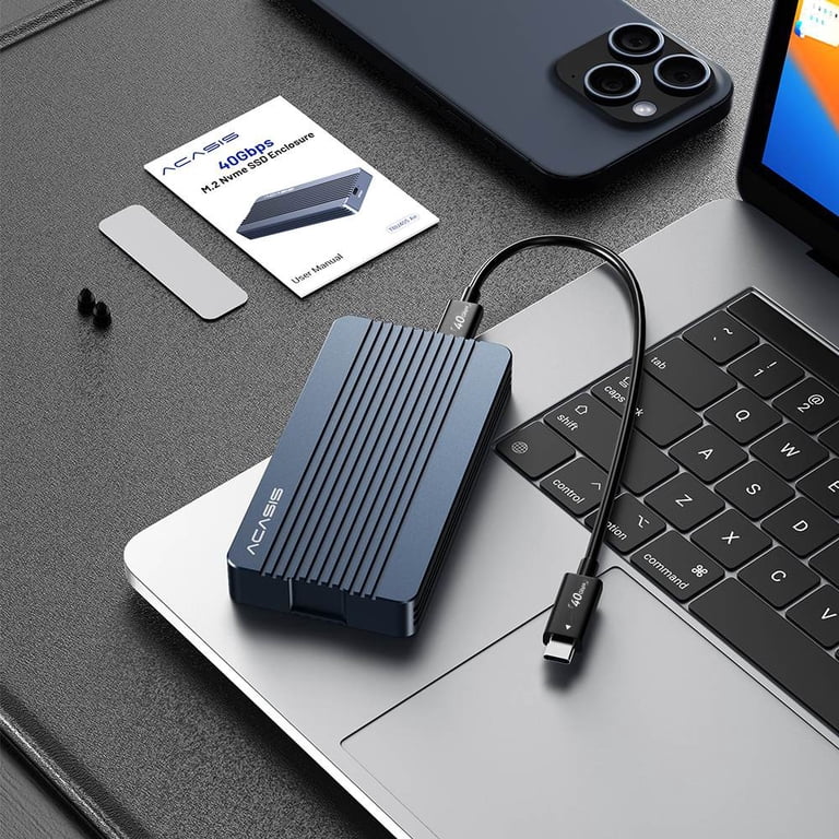ACASIS, M.2 SSD Enclosure, 40Gbps USB4 Support, Supports 8TB