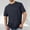 Navy, variant on Men Casual Crew Neck T-Shirt Blank Plain Tee Big & Tall Short Sleeve Comfy Shirts