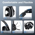 thumbnail image 4 of EMEET HS150 ANC Wireless Bluetooth Headset with Microphone with 6 Mics, 4 of 9