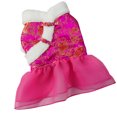 thumbnail image 1 of Ropa de perro vestidos de cachorro traje tang traje chino año nuevo estilo invierno calidez múltiples patrones elegantes perros traje para Bichon XL Koi Rosered tholdsy PT000711-14, 1 of 7