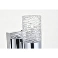 thumbnail image 6 of Vega 2 light Chrome LED Wall Sconce, 6 of 13