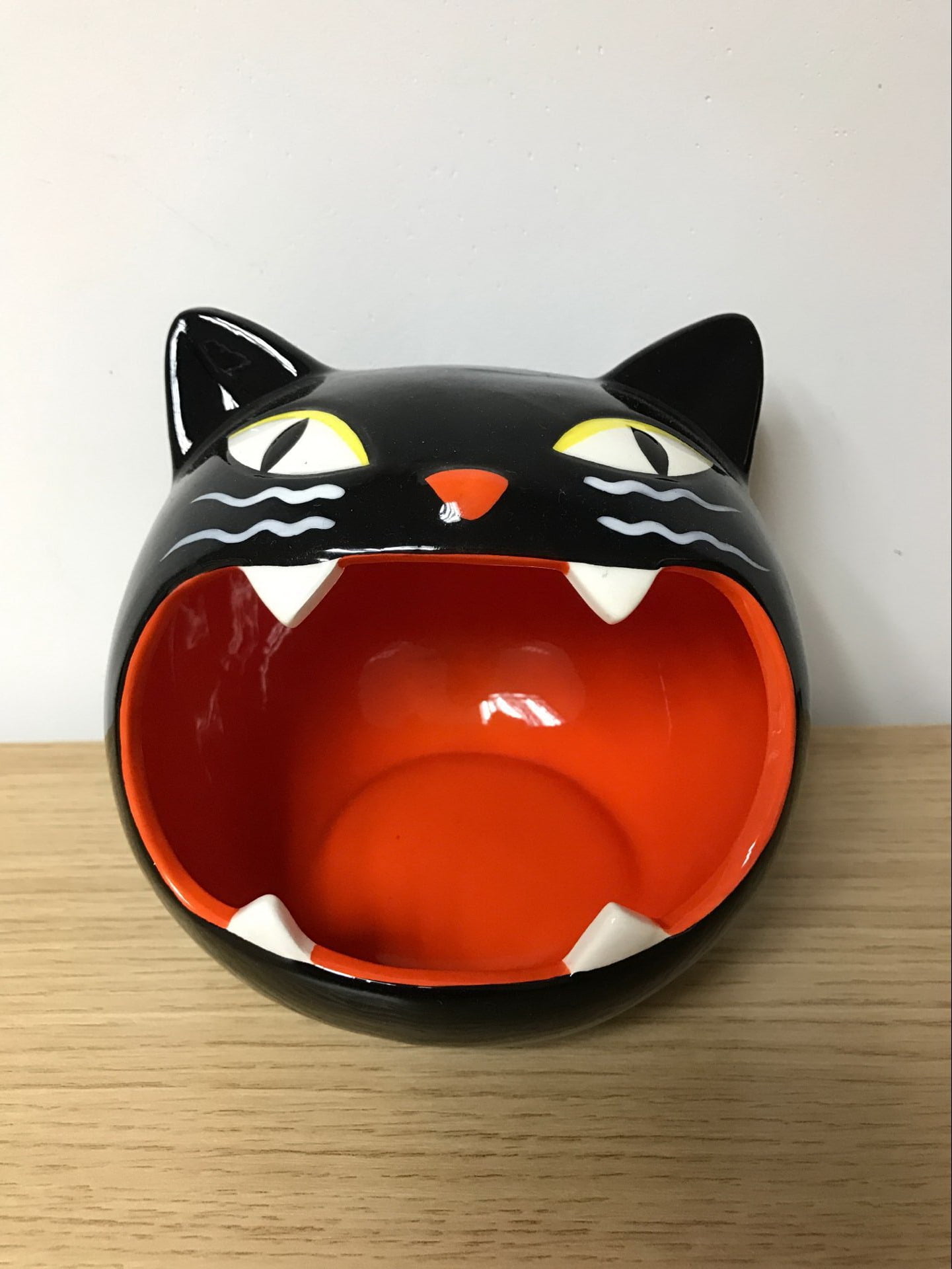 Halloween Cat Candy Bowl - Walmart.com 