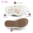 thumbnail image 3 of Jessica Simpson Women's Flower Thong House Slide on Slippers with Memory Foam, 3 of 8