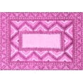 thumbnail image 1 of Ahgly Company Indoor Rectangle Abstract Pink Modern Area Rugs, 6' x 9', 1 of 4