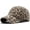 Light Khaki, variant on Leopard Print Baseball Cap Fashion Adjustable Cotton Dad Hat Warm Ponytail Baseball Hats for Women Girls