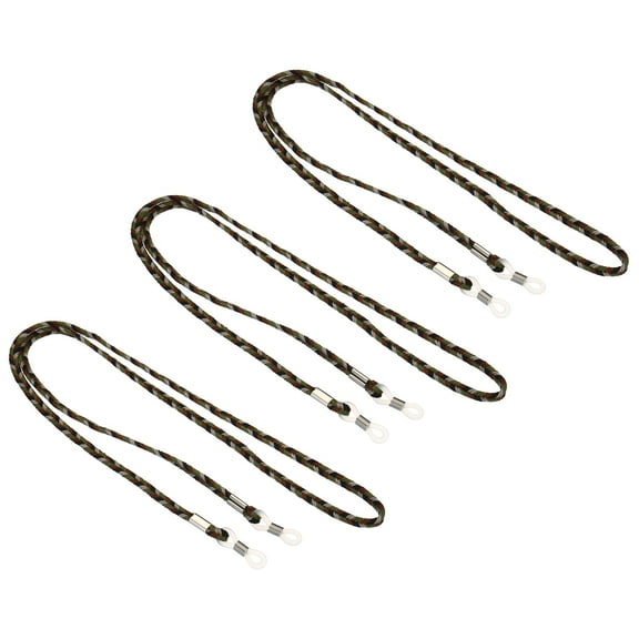Uxcell Eyeglass Strap Eye Glasses Holder Chain String Lanyard Sunglasses Woven Eyewear Retainer Green 3 Pack