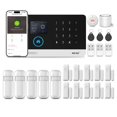 thumbnail image 1 of Kit de alarma para el hogar Clouree WiFi y GSM de 24 piezas con sensores, 1 of 9