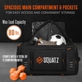thumbnail image 4 of Squatz Travel Luggage Bag - Foldable Carry-on Backpack, Adjustable and Removable Shoulder Strap, 4 of 6