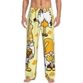 thumbnail image 2 of Goofa Garden Honeybee Gnomes Printed Soft Pajama Pants for Men, Wide Leg Comfy Casual Lounge Yoga Pants-Medium, 2 of 9