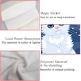thumbnail image 5 of Hanging Towels 1 Pcs, Dish Towels Snow Kitten Absorbent Hand Towels with Hanging Loop Washcloth for Bathroom Kitchen, 5 of 6