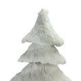 thumbnail image 4 of Northlight 20.5" White Faux Fur Birch Tree Christmas Decoration, 4 of 5