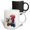 Multicolor, variant on 3drose, Image of Watercolor Rooster Illustration, 11oz Magic Transforming Mug