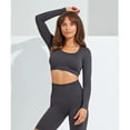 thumbnail image 4 of TriDri Womens Ribbed Seamless 3D Crop Top, 4 of 4