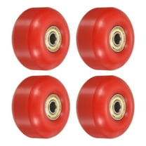 Uxcell Skateboard Wheels with Bearings Street Wheels for Skateboards Cruiser Wheel Red