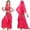 Hot Pink, variant on DGMIOCS Girls Belly Dance Costume 2 Piece Set Sparkling Top Skirt Outfit for Stage Performance Party Halloween Carnival Dark Purple Over 16 years old