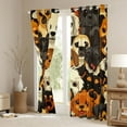 thumbnail image 3 of Feelyou Kawaii Dalmatian Lover Black Out Curtains, Cute Dog Pug Curtains Pack of 2 (42x63 Each), Teens Kids Boys Girls Bedroom Curtains, Curtains and Drapes Room Decor, 3 of 6