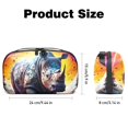 thumbnail image 5 of Rhinoceros Travel Organizer Hard Drive Case Small Travel Case USB Cable Organizer - Oxford Cloth Waterproof Storage Box for Electronic Digital Products - 5.9x9.44x3.14 in, 5 of 6