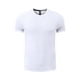 thumbnail image 1 of Tops para hombre, blusas y camisas de cuello redondo y manga corta para hombre, camiseta de manga corta de goma sin costuras de secado rápido de color liso de seda de hielo para hombre, camiseta de ve, 1 of 4