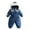 A-Navy, variant on Baby One Piece Snowsuit Overalls Ski Suits Jackets Coats Jumpsuits for Girls Boys Waterproof Winter Outdoor Snowboard 1-4T White