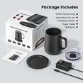 thumbnail image 2 of Smart Self Heating Coffee Mug,14oz Temperature Control Coffee Mug,Hot up to 150&deg;F,Rechargeable Heated Coffee Mug,Up to 6H Battery Life,Coffee Cup, 2 of 8