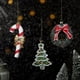 thumbnail image 4 of Adornos colgantes para árbol de Navidad, corona de plástico, donut, galleta, pastel, colgante de Feliz Navidad, accesorios decorativos para el hogar, 4 of 5