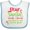 White and Blue, variant on Inktastic Christmas Dear, Santa Before I Explain How Much Do You Know? Boys or Girls Baby Bib