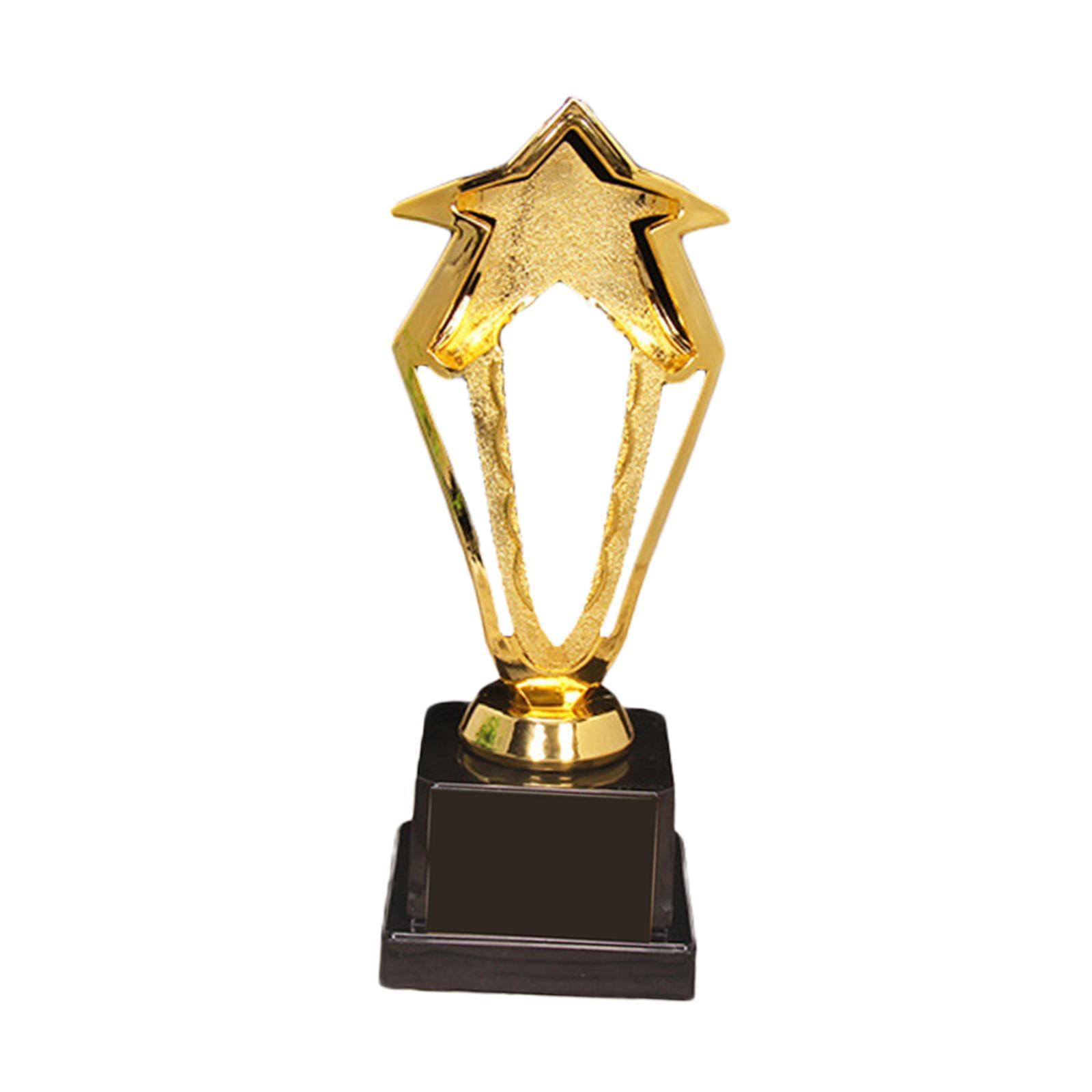WLPZXP Trophies Star Trophy Awards Kids Small Trophies Decor for Basketball Tournaments 27.5cm Tall
