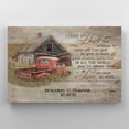 thumbnail image 3 of Customizaholic Couple Name and Date Canvas, Rustic Love Wall Art with Red Truck and Barn, I Cross My Heart Quote, Personalized Anniversary or Wedding Gift, 3 of 8
