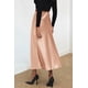 thumbnail image 2 of Falda PRETTYGARDEN Satinada Midi Fluida de Cintura Alta Champagne Talla L, 2 of 7