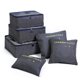 thumbnail image 1 of Juego de bolsas de almacenamiento de viaje, organizador de equipaje plegable portátil para zapatos, embalaje de ropa, organizador ordenado, Maleta de armario, 6 piezas, 1 of 4
