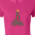 thumbnail image 4 of Inktastic We Wish You A Merry Christmas Women's T-Shirt, 4 of 5
