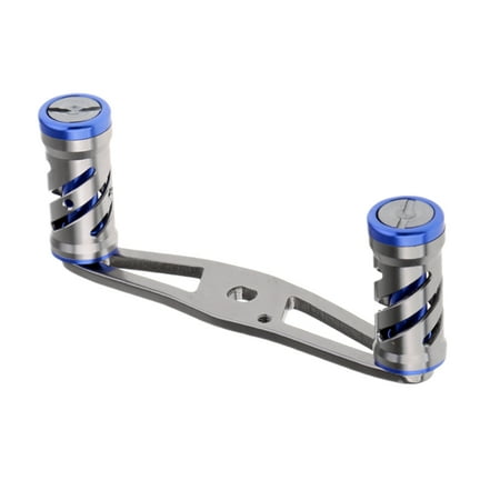 Aluminum Alloy Fishing casting Reel Handle Rocker Arm Replacement 9.2cm - Blue 3.