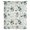 Blue, variant on Teal Beige Floral Sheer Curtains 84 Inch Length, Light Filtering Voile Curtain Panel, Spring Elegant Garden Flowers Blue Rod Pocket Drapes Window Treatments for Living Room Bedroom 52"x84"