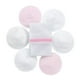 thumbnail image 1 of Almohadillas de bambú para pecho de 6 piezas, alfombrilla lavable respetuosa con la piel, pegatinas transpirables, gran elasticidad, cojín para Accesorios de disfraces 4Blanco/2 Rosa cereza Sonducket AP011858-02, 1 of 4