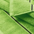 thumbnail image 2 of MyOwn Ultra Soft 6 Pack Cotton Towel Set, Contains 2 Bath Towels 28x55 inch, 2 Hand Towels 16x24 inch & 2 Wash Coths 12x12 inch, Ideal Everyday use, Compact & Lightweight - Kiwi Green, 2 of 6