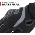 thumbnail image 3 of Utility Work Gloves with Secure Fit, Touchscreen Capable, High Dexterity, Synthetic Leather Glove for Multi-purpose Use, Work Gloves for Men, Black (Black, X-Large), 3 of 5