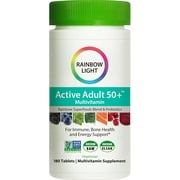 Active Adult 50+ Multivitamin | 180 Tablets | by Rainbow Light