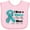 AD-Pink, variant on Inktastic Mom Ovarian Cancer Ribbon Boys or Girls Baby Bib